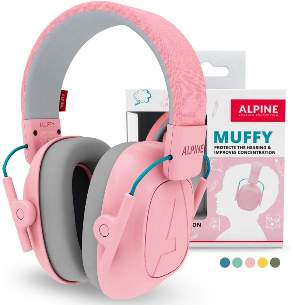 ALPINE Hearing Muffy, ružová